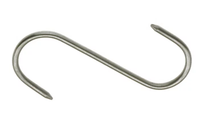 HÁK NA MASO - 2 ŠPIČKY - délka 16 cm (10 ks)