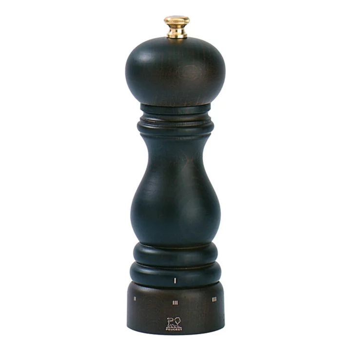 MLÝNEK NA PEPŘ, zn. PEUGEOT - PARIS, výška 18 cm, čokoládová
