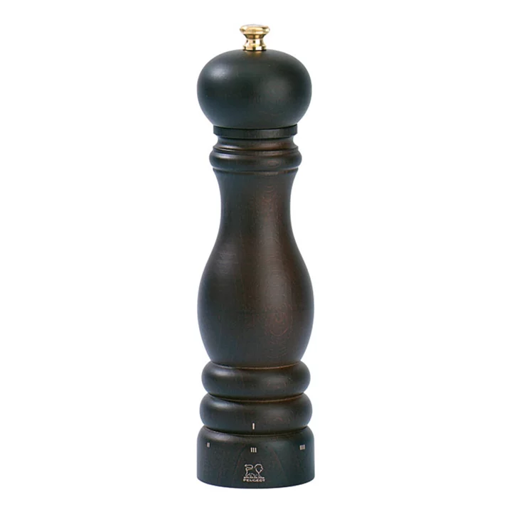 MLÝNEK NA SŮL, zn. PEUGEOT - PARIS, výška 22 cm, čokoládová