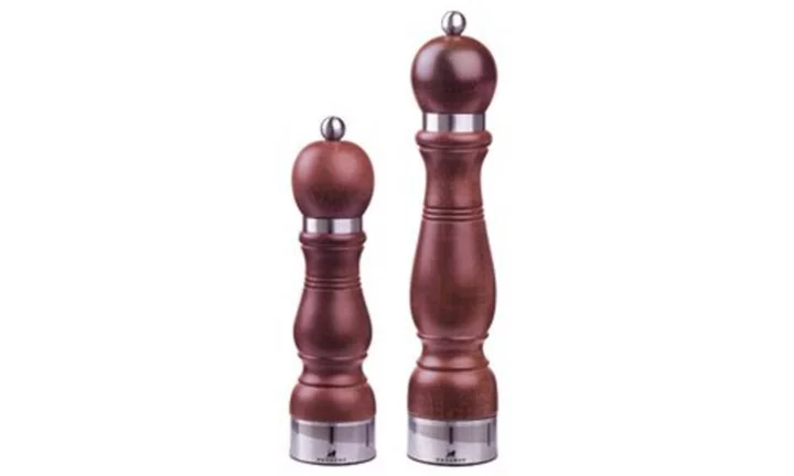 Sambonet Paderno Industrie MLÝNEK NA SŮL, zn. PEUGEOT - CHATEAUNEUF, výška 30 cm, třešňová
