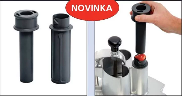 STLAČOVACÍ KOLÍK PRO DROBNÉ OVOCE A ZELENINU EXACTITUBE - 2 v 1