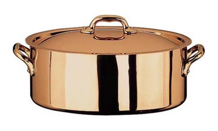 Sambonet Paderno Industrie s.p.a. KASTROL OVÁLNÝ S POKLICÍ, objem 4 litry