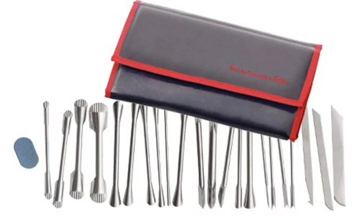 Sambonet Paderno Industrie SADA PRO DEKORACI - PENÁL - 22 NÁSTROJŮ