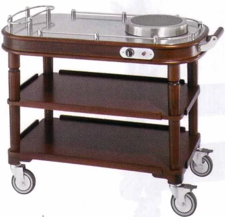 Sambonet Paderno Industrie VOZÍK FLAMBOVACÍ - ELEKTRICKÝ