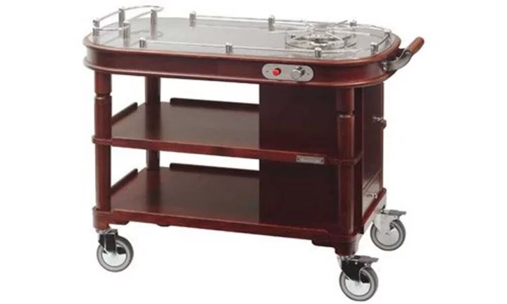 Sambonet Paderno Industrie VOZÍK FLAMBOVACÍ - PLYNOVÝ