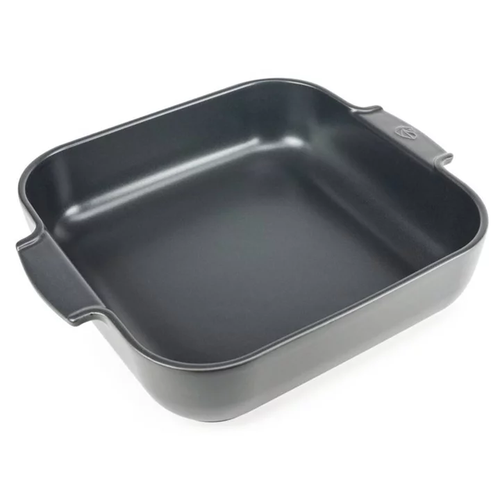 ČTVERCOVÝ ZAPÉKACÍ PEKÁČ, zn. PEUGEOT - APPOLIA, kapacita 5,4 l, šedá