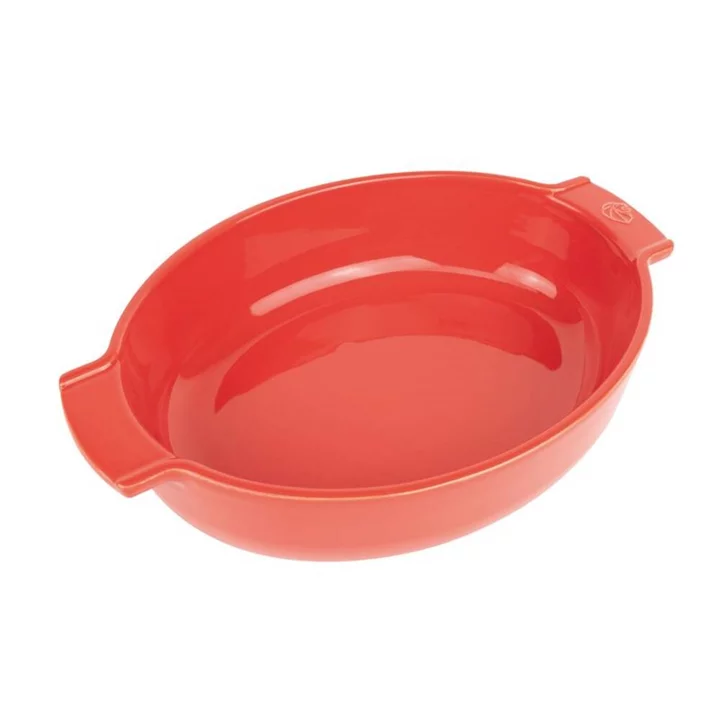 Sambonet Paderno Industrie s.p.a. OVÁLNÝ ZAPÉKACÍ PEKÁČ, zn. PEUGEOT - APPOLIA, kapacita 2,2 l, červená