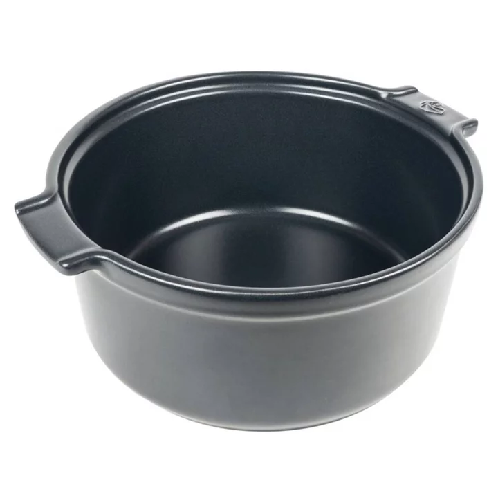 KULATÁ FORMA NA SOUFFLÉ, zn. PEUGEOT - APPOLIA, kapacita 2,4 l, šedá