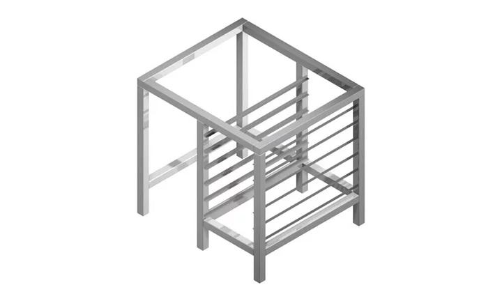 SIRMAN spa PODSTAVEC HLINÍKOVÝ PRO PEC - SE ZÁSUVY NA PIZZA TÁCY PRO VESUVIO 105 x 105