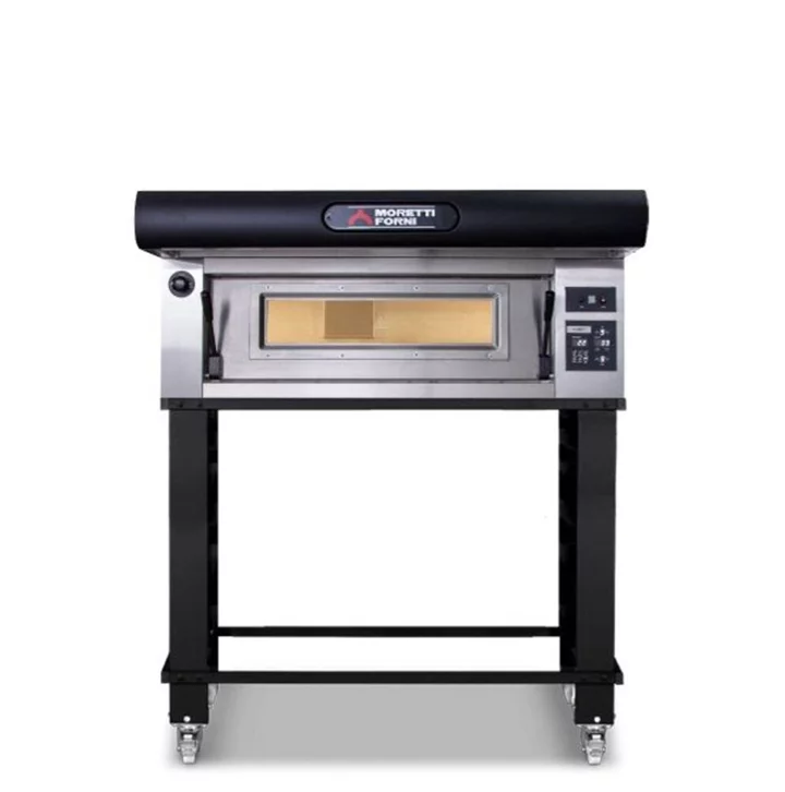 MORETTI FORNI SPA PEC NA PIZZU P80 1/S, 1 KOMORA + PODSTAVEC A DIGESTOŘ - ELEKTRICKÁ