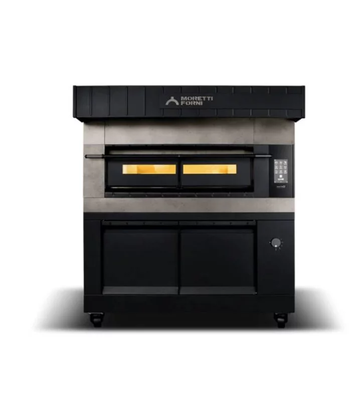 MORETTI FORNI SPA PEC NA PIZZU X100E, 1 KOMORA + KYNÁRNA A DIGESTOŘ - ELEKTRICKÁ