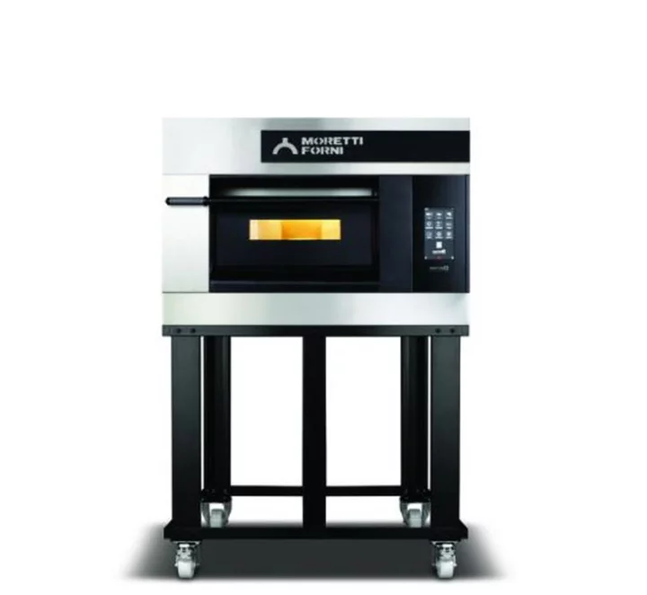 MORETTI FORNI SPA PEC NA PIZZU X50E, 1 KOMORA + PODSTAVEC A DIGESTOŘ - ELEKTRICKÁ