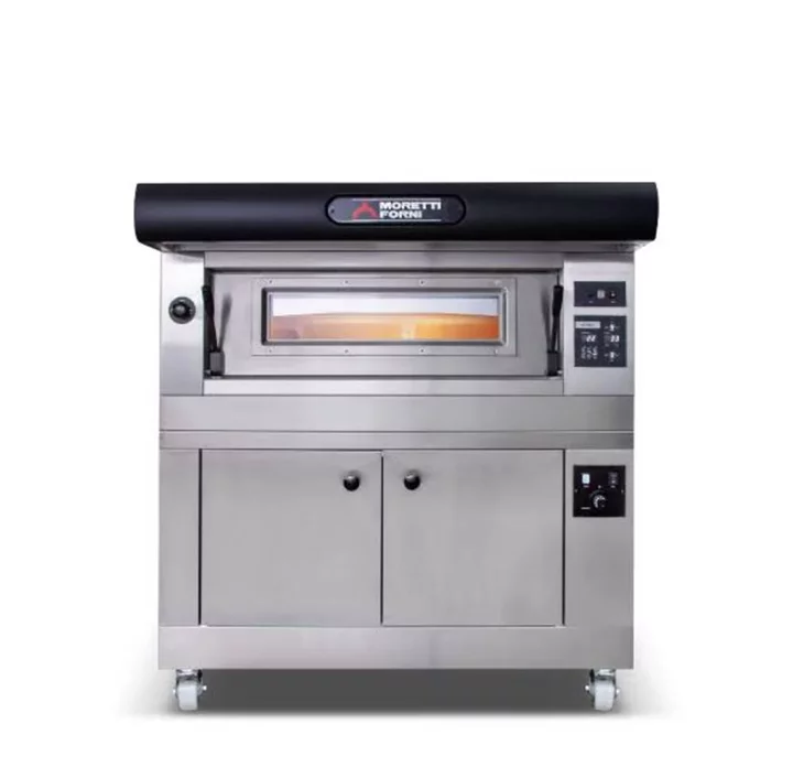 MORETTI FORNI SPA PEC NA PIZZU AMALFI C, 1 KOMORA + KYNÁRNA A DIGESTOŘ - ELEKTRICKÁ