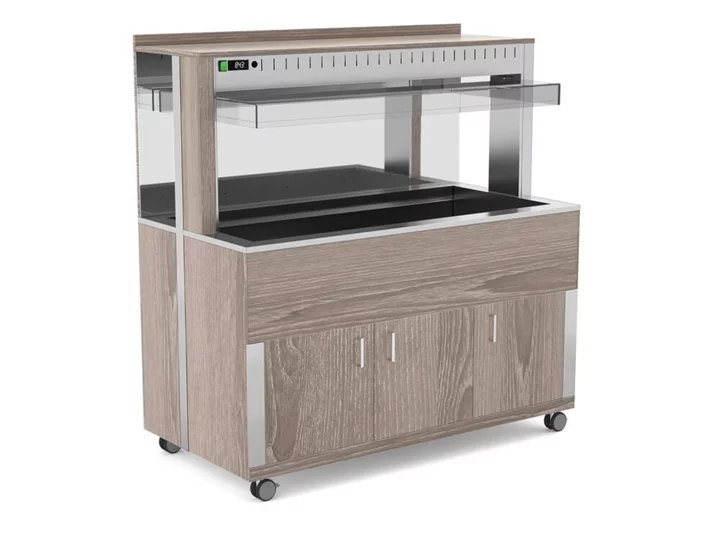 ROCAM LOSI s.r.l. SALÁTOVÝ BAR PŘÍSTĚNNÝ VYHŘÍVANÝ ATHENA 3 BM/HALO WALL - 3x GN 1/1