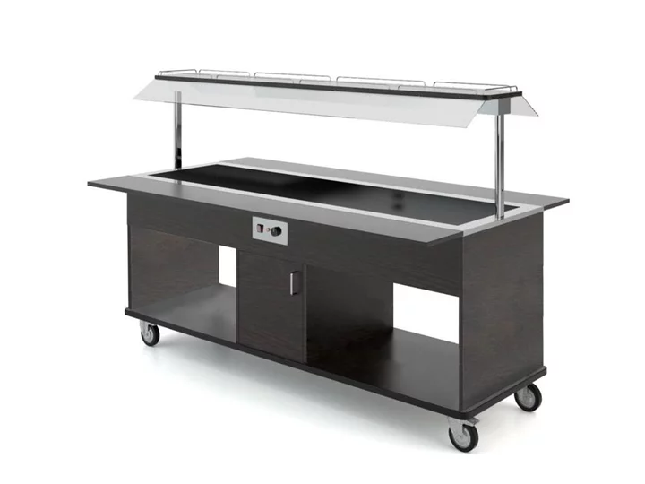 ROCAM LOSI s.r.l. SALÁTOVÝ BAR STŘEDOVÝ VYHŘÍVANÝ HEKO 6 BM - 6x GN 1/1