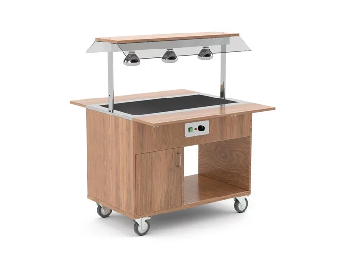ROCAM LOSI s.r.l. SALÁTOVÝ BAR STŘEDOVÝ VYHŘÍVANÝ HEKO 3 BM/INFRA - 3x GN 1/1