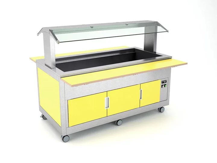 ROCAM LOSI s.r.l. SALÁTOVÝ BAR STŘEDOVÝ VYHŘÍVANÝ KIDS 4 BM - 4x GN 1/1