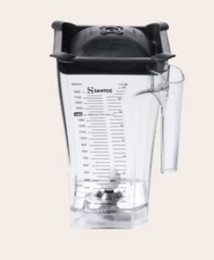 SANTOS S.A.S. NÁDOBA BAROVÉHO MIXÉRU N 62 KOMPLET S PĚCHOVAČEM NA MLÉČNOU PĚNU - ČIRÁ