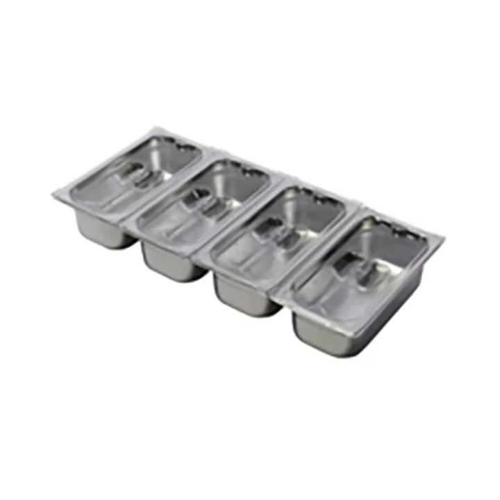 Lincat Limited SADA 4x GN 1/3 - 100 MM S AKRYLÁTOVÝMI VÍKY