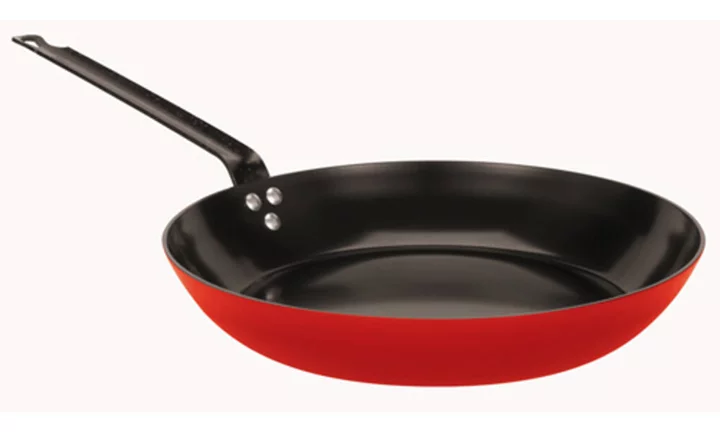 PÁNEV ČERNÁ OCEL - KERAMICKÝ POVRCH, průměr 28 cm