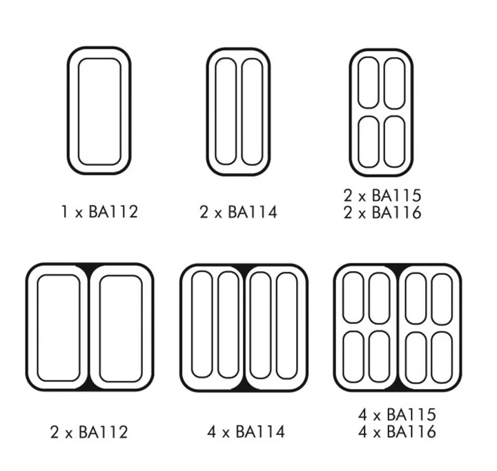 KOŠ NA TĚSTOVINY 1/4 R/H PRO PB33 a PB66