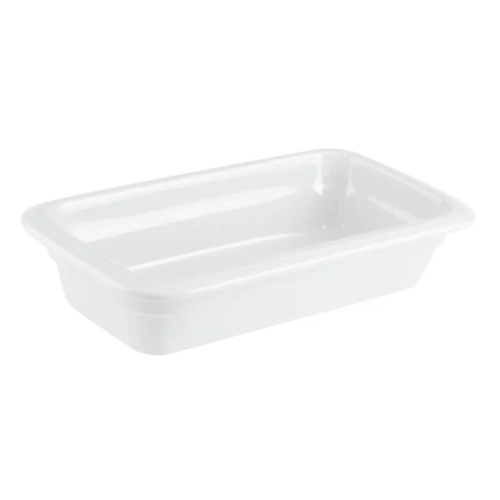 Sambonet Paderno Industrie GN 1/3 PORCELÁN BÍLÝ HLADKÁ - 65 MM