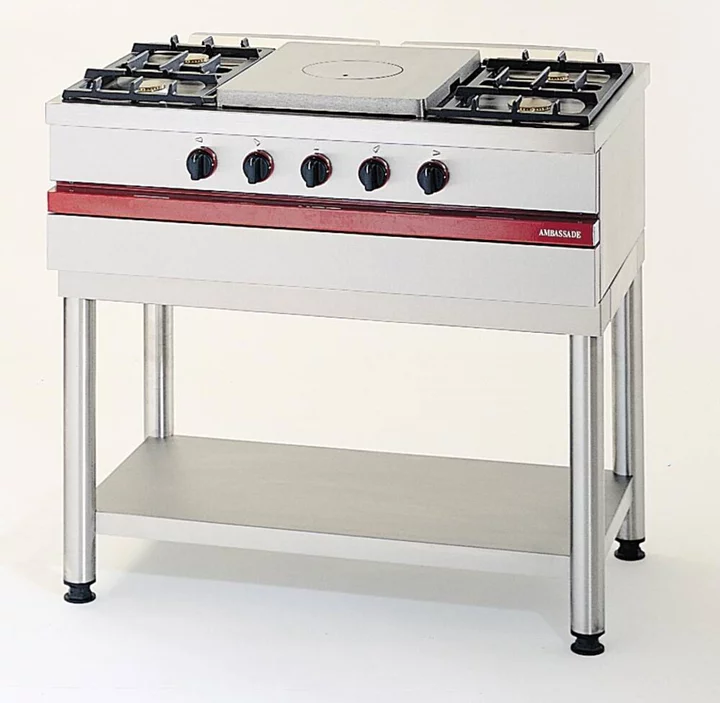 Société Industrielle de Lacanche HOŘÁK SAMOSTATNÝ CSG 1050 CF - 4 HOŘÁKY + VARNÁ DESKA