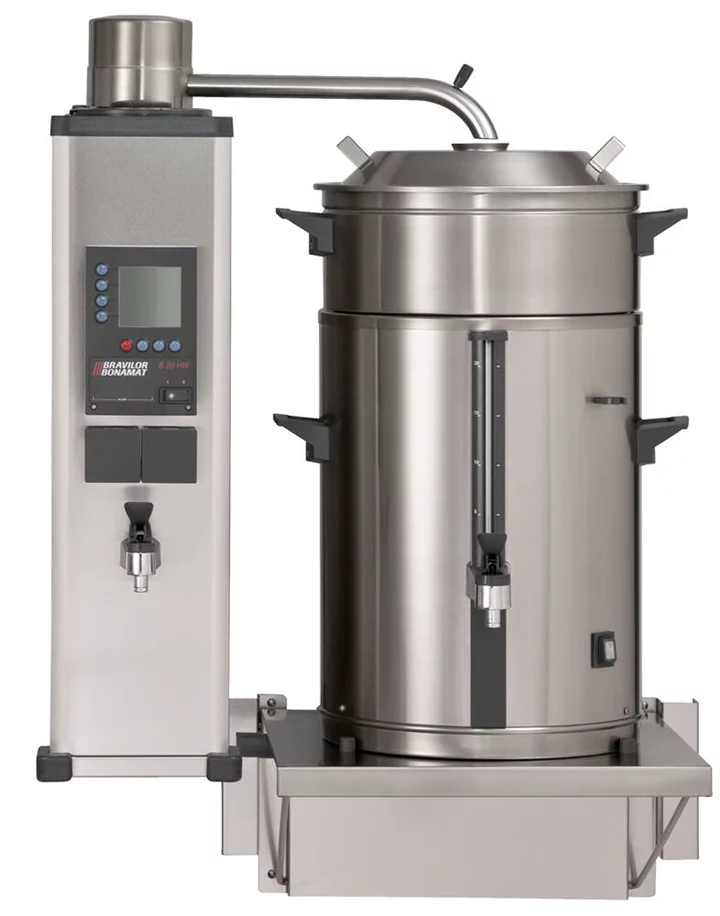 Bravilor Bonamat B.V. PŘEKAPÁVAČ KÁVY NÁSTĚNNÝ B5 HW W L/R 400V S KOHOUTEM - 1x5L - KOŠOVÉ FILTRY