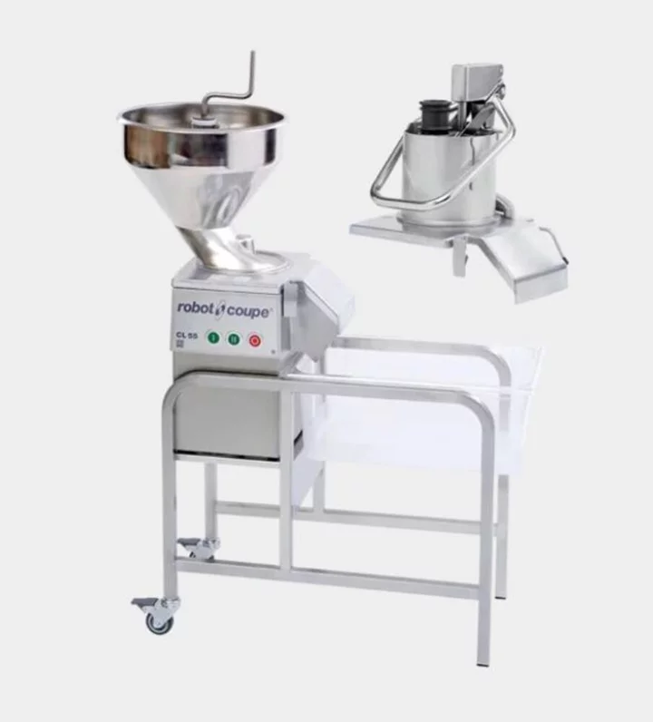 ROBOT COUPE s.n.c. KROUHAČ ZELENINY CL 55 E/AM, 230V S AUTOMAT. HLAVOU + PŘÍTL. PÁKA + PODSTAVEC 1/1 GN