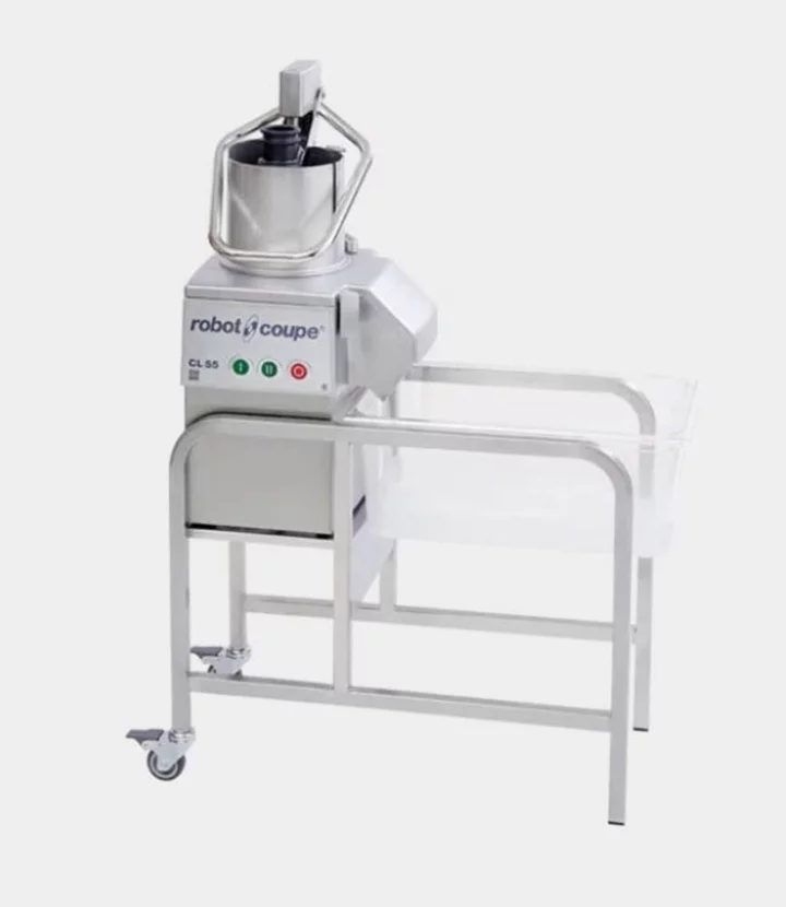 ROBOT COUPE s.n.c. KROUHAČ ZELENINY CL 55 E/M, 230V S PŘÍTLAČNOU PÁKOU + PODSTAVEC 1/1 GN