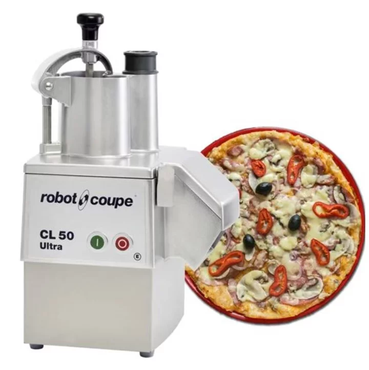 KROUHAČ ZELENINY CL 50 ULTRA PIZZA, 230V + 3 DISKY