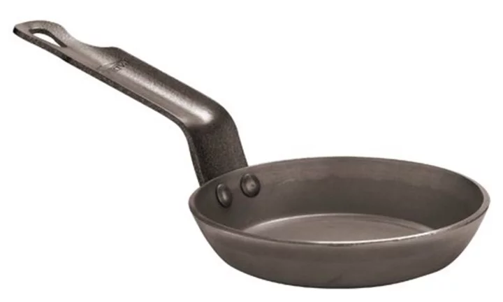 Sambonet Paderno Industrie PÁNEV NA BLINY - ČERNÁ OCEL průměr 12 cm