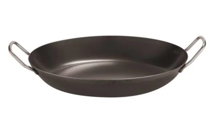 PÁNEV PAELLA - 2 DRŽADLA - ČERNÁ OCEL, průměr 47 cm