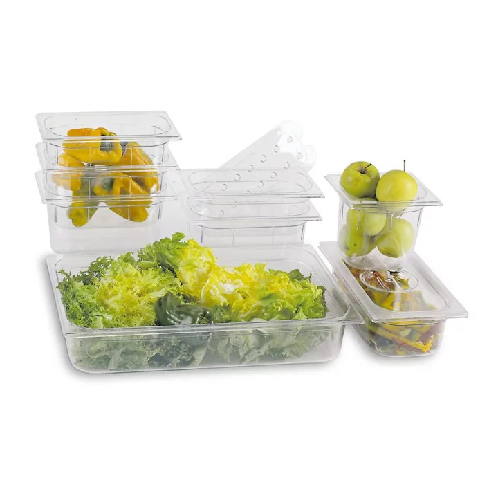 Sambonet Paderno Industrie GN 1/4 POLYKARBONÁTOVÁ HLADKÁ - 65 MM