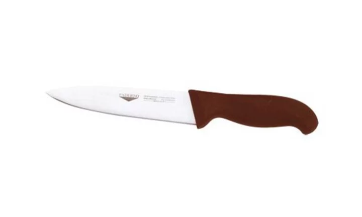 NŮŽ KUCHYŇSKÝ, délka 16 cm, rukojeť hnědá