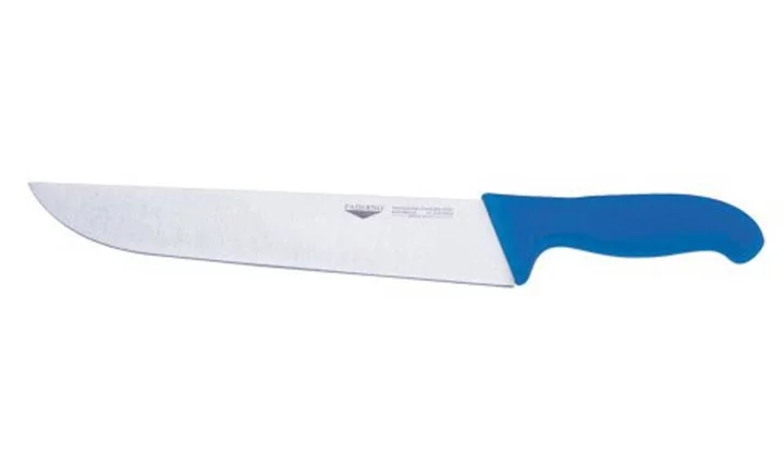 NŮŽ ŘEZNICKÝ délka 26 cm, rukojeť modrá