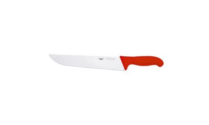 NŮŽ ŘEZNICKÝ, délka 26 cm, rukojeť červená