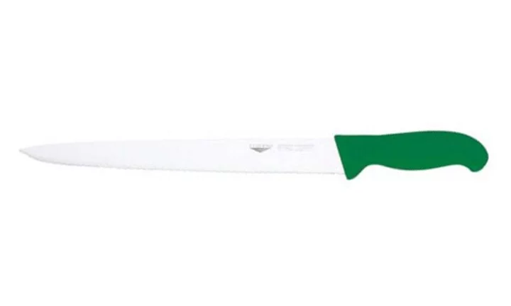 NŮŽ PLÁTKOVACÍ, délka 30 cm, rukojeť zelená