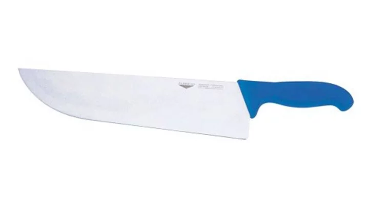 NŮŽ KUCHYŇSKÝ, délka 30 cm, rukojeť modrá