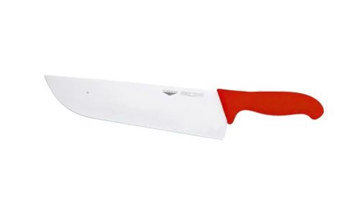 NŮŽ KUCHYŇSKÝ, délka 26 cm, rukojeť červená