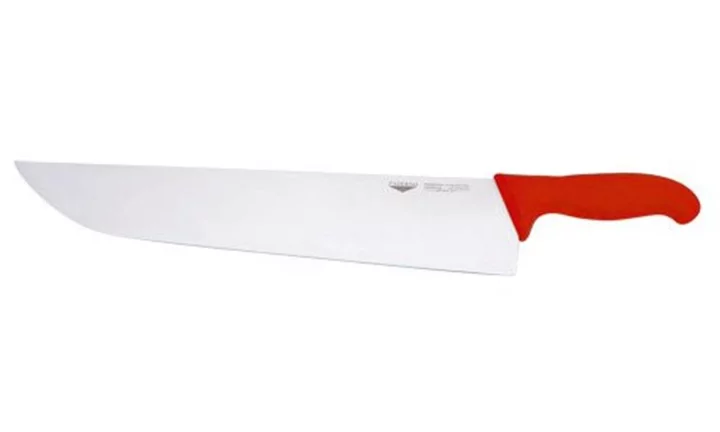 NŮŽ KUCHYŇSKÝ, délka 36 cm, rukojeť červená