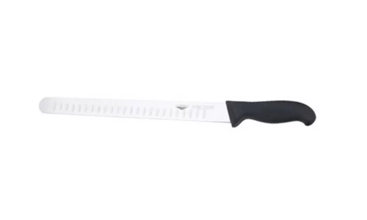 NŮŽ NA ŠUNKU VROUBKOVANÝ, délka 30 cm, rukojeť černá