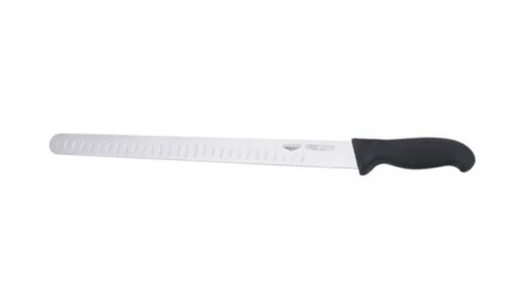 NŮŽ NA ŠUNKU VROUBKOVANÝ, délka 36 cm, rukojeť černá