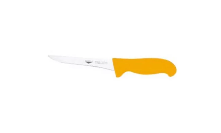 NŮŽ VYKOŠŤOVACÍ, délka 14 cm, rukojeť žlutá