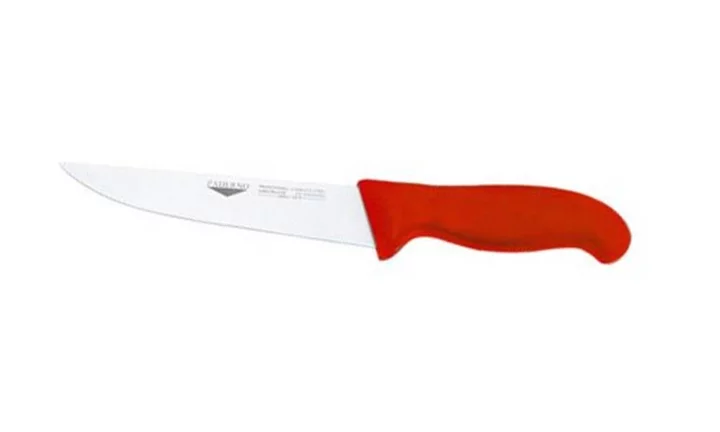 NŮŽ VYKOŠŤOVACÍ, délka 16 cm, rukojeť červená