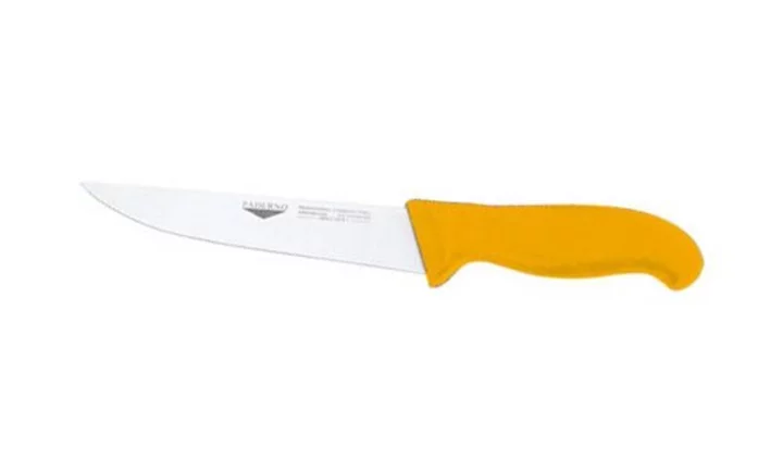 NŮŽ VYKOŠŤOVACÍ, délka 16 cm, rukojeť žlutá