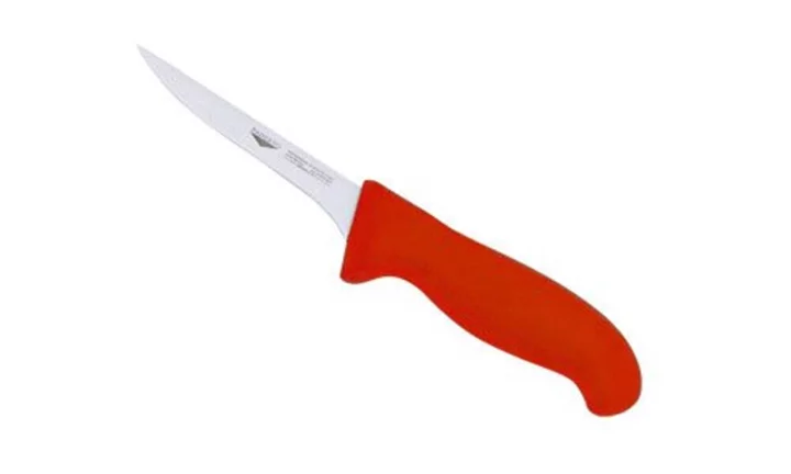NŮŽ NA DRŮBEŽ, délka 11 cm, rukojeť červená