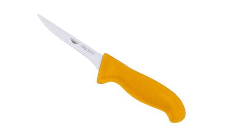 NŮŽ NA DRŮBEŽ, délka 11 cm, rukojeť žlutá