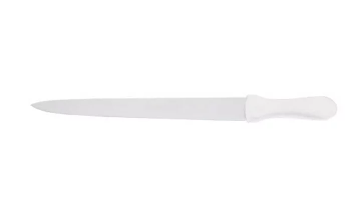 NŮŽ DORTOVÝ, délka 31 cm, rukojeť bílá