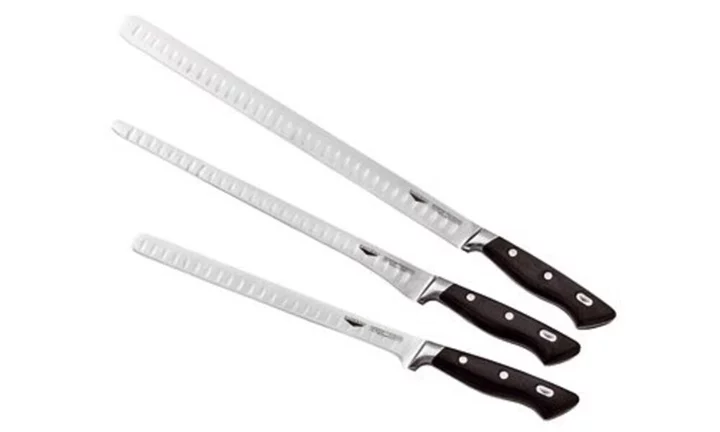 NŮŽ NA ŠUNKU VROUBKOVANÝ, délka 36 cm